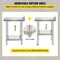 Vevor Stainless Steel Work Table Commercial Kitchen Work Food Prep Table 24"x24" GZT60*60*88 - alternate 5
