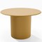 Homeroots 46" Brown Solid Wood Pedestal Base Round Top Dining Table 720973 - alternate 1