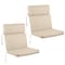 Lavish Home High Back Outdoor Chair Cushions for Patio Furniture Seats Water, Fade & UV-Resistant Fabric 82-TEX1061T - alternate 1