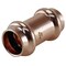 Apollo Coupling without Stop, 1/2 in, Press Fit, Copper, 300 psi Pressure XPRC12NS - alternate 2