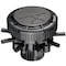 Rain Bird MANIFPR9S Manifold, 12 x 14 in Connection, FPT x Barb, 9Port, 14 in Tubing, ABS, Black MANIFPRPS2 - alternate 1