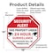 Signmission Security Alert This Property Under, 18 inch X 18 inch, Plastic Sign, 2PK OC-P-2PACK-18-184 - alternate 4