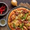 Bakken- Swiss BAKKEN Pizza Pan, Round Perforated, Nonstick Marble Coating, Dishwasher Safe, Gray BAKPIZ11GRM - alternate 4