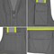 Dome75 DYNAMIC Enhanced Visibility Identification HiVis Contrast Mesh Safety Vest DV2183 - alternate 3