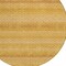 Homeroots 8' Wheat And Gold Round Striped Washable Indoor Outdoor Area Rug 610626 - alternate 3