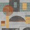 Homeroots 3' X 5' Gray Gold And Orange Geometric Washable Indoor Outdoor Area Rug 618022 - alternate 3
