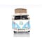 Homeroots 6" Blue And White Metal Volkswagen Bus Sculpture 401766 - alternate 2