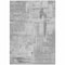 Homeroots 8' X 10' Gray And Off White Abstract Washable Indoor Outdoor Area Rug 609199 - alternate 3