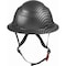 Ironwear Type 2 Class C Vented Full Brim Safety Helmet w/ Chin Strap, Black Graphite 3969-BL-CFMP - alternate 1
