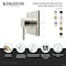 Kingston Brass Single-Handle Six-Way Diverter Valve with Square Trim Kit, Matte Black KS4040DL - alternate 2