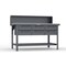 Strong Hold UHMW Top Shop Table with Drawers and Riser Shelf T6036-RS-6DB-UHMW - alternate 2