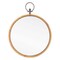 Homeroots 30" Bronze Round Metal Framed Accent Mirror 574041 - alternate 2