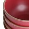 Gibson Home Rockabye 4 Piece Melamine Cereal Bowl Set in Dark Pink 136602.04 - alternate 3