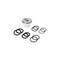 Keson Bold Series Chalk Line Reel, 100 ft L Line Chrome P-100 - alternate 3