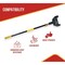 Mytee Products V-Edge Corner Protector Kit -8inx10inRed Edge Protector & 8'Extension Handle PCPVB12R-VBHANDLE2-KIT - alternate 3