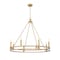 Z-Lite Dennison 8-Light Chandelier, 36 in W, Signature Brass 4005-8SBR - alternate 1