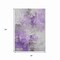 Homeroots 3' X 5' Purple Eggplant And Ivory Abstract Washable Indoor Outdoor Area Rug 616838 - alternate 3