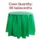 Smarty Had A Party 84 Hunter Green Round Disposable Plastic Tablecloths 96 Tablecloths, 96PK 823270-HG-CASE - alternate 3