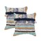 Homeroots Set of Two Blue Striped Cotton Throw Pillow With Tassels, 2PK 554579 - alternate 4