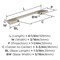 Amerock Angle 3-3/4 inch (96mm) Center-to-Center Satin Nickel Cabinet Pull, 10PK 10VMP37300G10 - alternate 3