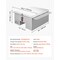 Vevor Aluminum Truck Bed Tool Box Diamond Plate Tool Box 30.3 x 24 x 12.2 in CXT2024TB-32 - alternate 3