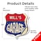 Signmission Will's Garage, 12 inch X 12 inch, Vinyl Decal, 2PK SHI-D-2PACK-12-383-WILL - alternate 3