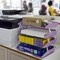 Acrimet Facility 4 Tier Letter Tray Side Load Letter Size A4 Desktop File Organizer Plastic Purple 256.LO - alternate 4