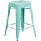 Flash Furniture 24" High Backless Mint Green Counter Height Stool ET-BT3503-24-MINT-GG - alternate 1