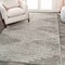 Jonathan Y Elm Diamond Stripe Geometric Shag Gray/Ivory 5 ft. x 8 ft. Area Rug MOH408B-5 - alternate 5