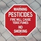 Signmission Warning Pesticides Fire Will Cause, 10 inch X 10 inch, Aluminum Metal Signs, 2PK OC-A-2PACK-10-341 - alternate 2