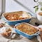 Staub Ceramic Rectangular Baking Dish Set, Casserole Dish, 2-Piece, Rustic Turquoise 1009557 - alternate 4