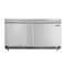 Koolmore 60 in. Commercial Refrigerated Prep Station Cold Table, Refrigerator with 12 Pan Storage KM-RBT-60C - alternate 1