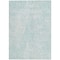 Homeroots 9' X 12' Aqua And Ivory Geometric Washable Indoor Outdoor Area Rug 577545 - alternate 2