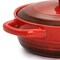 Crockpot Appleton 6 Piece 10 Ounce Stoneware Mini Casserole Set in Red with Lid 138984.02 - alternate 3