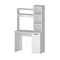 Homeroots 39" White Computer Desk With Hutch 530193 - alternate 1