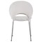 Leisuremod Opulent Plastic Dining Chair in Chrome Metal Legs, Clear OC20CL - alternate 4