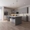 Cambridge Radiance 36 in. W x 24 in. D x 34.50 in. H Ready to Assemble Slab Base Kitchen Cabinet in Matte Grey SA-B36-MG-KIT - alternate 3