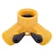Landscapers Select Y-Connector, Female and Male, Plastic, Yellow, For: Garden Hose and Faucet GC5113L - alternate 1