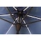 Living Accents Solar LED 9 ft. Tiltable Royal Blue Market Umbrella YQ103BK-BL - alternate 2