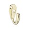National Hardware SPB1425 Robe Hook, Zinc, Polished Brass N830-141 - alternate 2