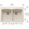 Blanco Diamond Equal Double Dual Deck, Soft White 443067 - alternate 3