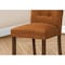 Monarch Specialties Dining Chair, 38'' Height, Upholstered, Orange Fabric, Walnut Wood Legs, Modern, 2PK I 1221 - alternate 1