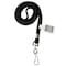 C-Line Products 1/8" x 36" Classic Round with Black Nylon Swivel Hook Neck Lanyard, 1/EA, 24EA/PK, 20PK/CT 89311-PK - alternate 2