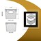 Azar Displays Diamond Tote with Lid, Medium, 2PK 556912-2PK - alternate 3