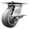 Service Caster 5 Inch Heavy Duty Thermoplastic Rubber Caster with Ball Bearing and Brake SCC SCC-35S520-TPRBF-SLB - alternate 1