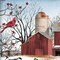 Homeroots Winter Friends 5 White Framed Print Wall Art 406222 - alternate 4