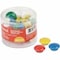 Universal Assorted Magnets, Plastic, 5/8", 1", 1 5/8" dia, Asst Colors, 30PK UNV31250 - alternate 1