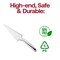 Smarty Had A Party Shiny Silver Disposable Plastic Cake Cutter/Lifter (60 Cake Cutters), 60PK 435-SV-CASE - alternate 4