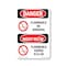 Signmission OSHA Danger Sign, Flammable No Smoking Bilingual, 18in X 12in Rigid Plastic, OS-DS-P-1218-VV-1824 OS-DS-P-1218-VV-1824 - alternate 1