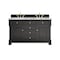 James Martin Vanities Brookfield 60 in. Double Vanity, Black Onyx w/3 CM Carrara White Marble Top 547-V60D-BKO-3CAR - alternate 1